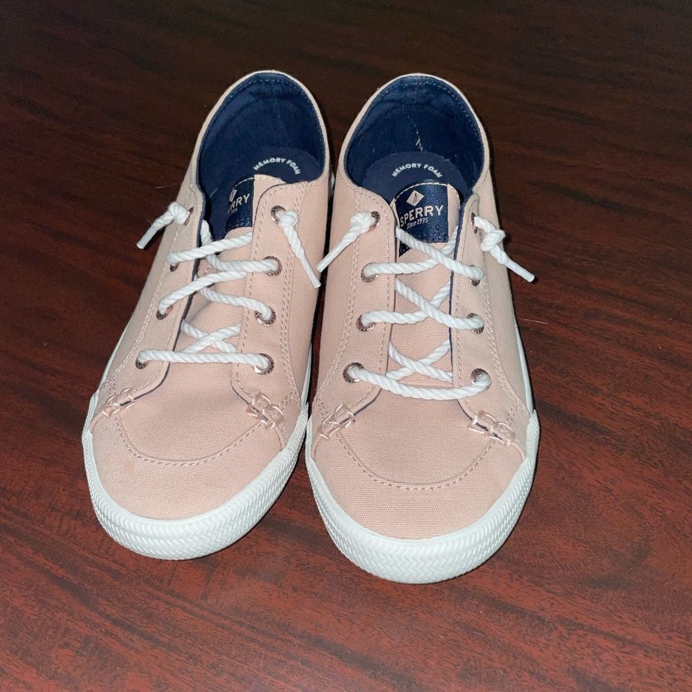 Sperry Memory Foam Slip On Blush Shoes Size 6.5 Women's